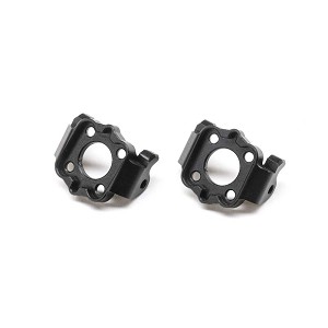 Losi Aluminum Spindle Carrier Set, 5deg, Black: Mini LMT