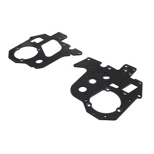 Losi Carbon Chassis Plate Set: PM-MX