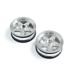 Losi Front Wheel Chrome 2 22S Drag