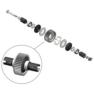 MIP Ball Diff Kit Losi Mini-T/B 2.0 Series