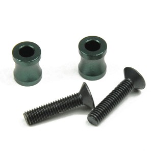 Mugen Aluminum Steering Collar (2pcs): MTX7/MTC1