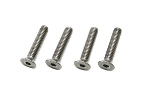 Mugen Seiki SJG4x20 Titanium F/H Cap Screw (4pcs)
