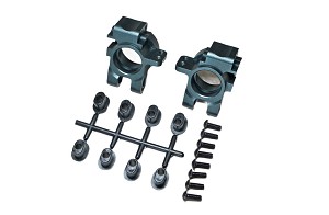 Mugen Seiki Alum Rear Hub Carrier Set: X8R/8RE, X8TR/RE
