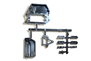 Mugen Servo Mount & Receiver Box: X8RE