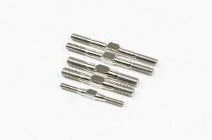 Mugen FP Titanium Turnbuckle Set: X8R/E 