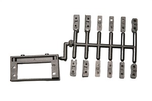 Mugen Seiki H0362b Servo Mount Parts: MRX7/6X