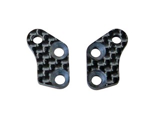 Mugen Seiki Graphite Front Lower Shock Mount (2pcs): MRX6X
