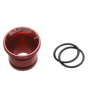 O.S. Carburetor Reducer 7mm Red Speed 21 V-Spec