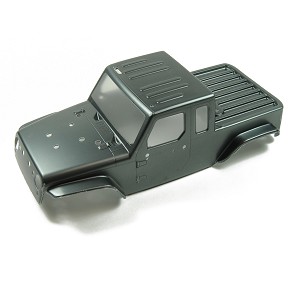 Panda Hobby Tetra18 X1T Body Shell Set (Gunmetal Gray) (w/Grill w/o LED's)