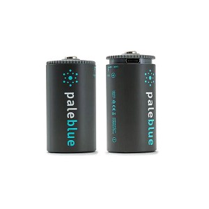 Pale Blue Lithium Ion Rechargeable D Batteries (2pk)
