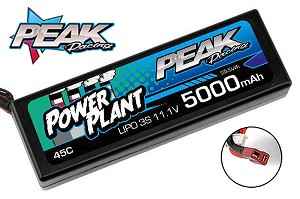Peak Racing Power Plant 5000 11.1V 45C Deans 12AWG