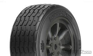Protoform Vintage Racing Pre-Mounted Front Tire (26mm) (Black) (2)