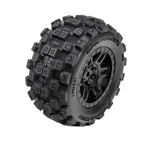 Pro-Line Badlands F/R Tires MTD 12mm Black Split Six (2)