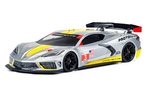 Protoform Chevrolet Corvette C8 Clear Body (190mm TC)