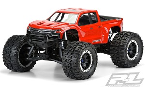Pro-Line 2019 Chevy Silverado Z71 Trail Boss Pre-Cut Monster (Clear) Truck Body