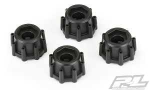 Pro-Line 8x32 to 17mm Hex Adapters (2)