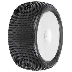 Pro-Line Hole Shot Pre-Mounted VTR 1/8 Truck Tires (White) (S3) (2)