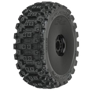 Pro-Line 1/8 Badlands MX M2 Front/Rear Buggy Tires Mounted 17mm Black (2)