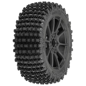 Pro-Line 1/8 Gladiator M2 Fr/Rr Buggy Tires Mounted 17mm Black Mach 10 (2)