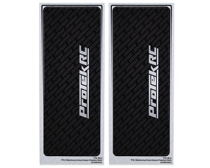 ProTek RC Universal Chassis Protective Sheet (Black) (2) (12.5x33.5cm)