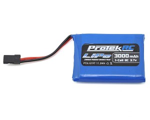 ProTek RC 1S LiPo Transmitter Battery Pack (3.7V/3000mAh) (Sanwa MT-44)