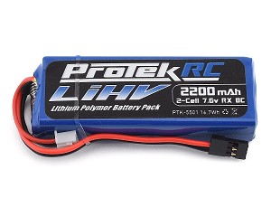 ProTek RC HV LiPo Receiver Battery Pack (Mugen/AE/8ight-X) (7.6V/2200mAh)