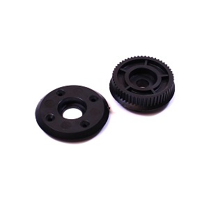 Racers Edge Replacement 52 Tooth Pulley Set: RCE10244