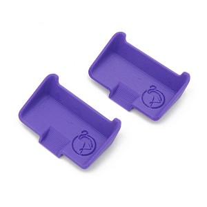 RaceCraft MegaFoil 1/8 Off Road Truggy Universal Front Wing People's Champ Purple (Pair)