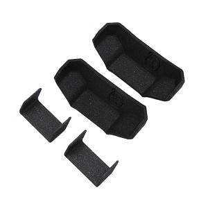 RaceCraft TenFoil 1/10 Buggy Universal Front Wing Gallactic Black (Pair)