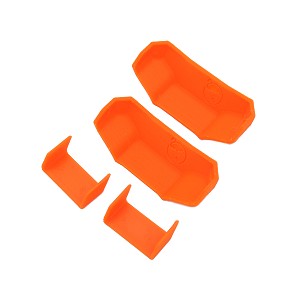 RaceCraft TenFoil 1/10 Buggy Universal Front Wing Code 26 Orange (Pair)