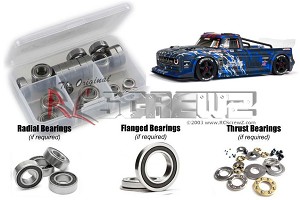 RC Screwz Arrma Infraction V2 6s AVC Compatible Rubber Shielded Bearing Kit