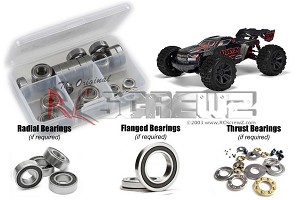 RC Screwz Arrma Kraton 6s EXB Compatible Rubber Shielded Bearing Kit