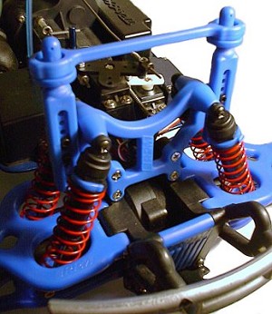 RPM T-Maxx & E-Maxx Shock Tower & Body Mounts – Blue