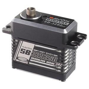 Savox High Torque, High Voltage Brushless Servo (Black)