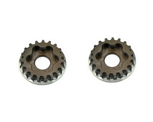 Serpent Pulley Mid Aluminum 19t S411 4.0 (2) 