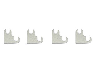Serpent Suspension Spacer 1.0 Aluminum S411 4.0 (4) 