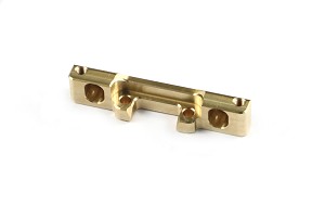 Serpent Suspension Bracket  SRX2 MH Rr Fr Brass
