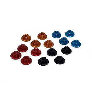 Sticky Kicks RC M4 Black Wheel Nuts (4)