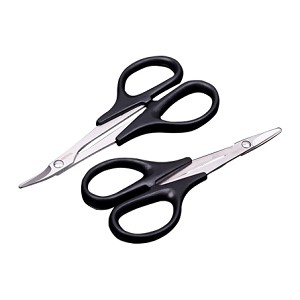 Sticky Kicks Curved / Straight Lexan Scissors Set