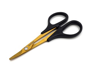 Sticky Kicks Curved Big Lexan Scissors Gold