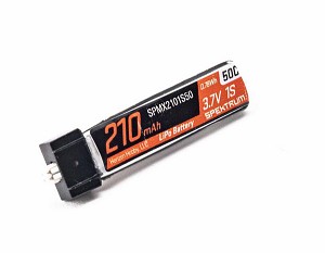Spektrum 3.7V 210mAh 1S 50C LiPo Battery: JST PH 1.25 (Ultra Micro) Connector