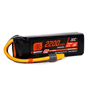 Spektrum 11.1V 2200mAh 3S 30C Smart LiPo G2: IC3