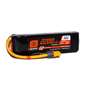 Spektrum 11.1V 2200mAh 3S 50C Smart LiPo G2: IC3