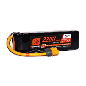 Spektrum 14.8V 2200mAh 4S 50C Smart LiPo G2: IC3