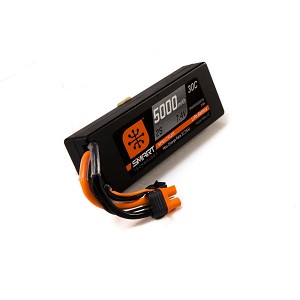 Spectrum 7.4V 5000 mAh 2S 30C Smart LiPo Hardcase IC3