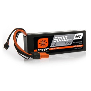 Spektrum 7.4V 5000mAh 2S 50C Smart LiPo Hardcase IC5