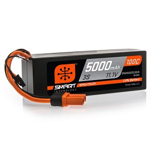 Spektrum 11.1V 5000mAh 3S 100C Smart LiPo Hardcase IC5