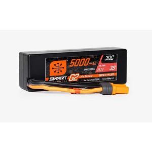 Spektrum 11.1V 5000mAh 3S 30C Smart LiPo G2 Hard Case: IC5