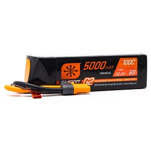 Spektum 22.2V 5000mAh 6S 100C Smart G2 LiPo Battery: IC5