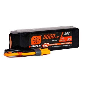 Spektrum 22.2V 5000mAh 6S 30C Smart LiPo G2: IC5